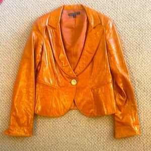Lafayette 148 leather Blazer